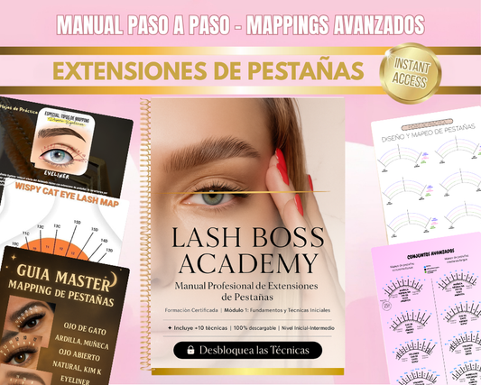 Master Extensiones de Pestañas - Domina Mappins avanzados